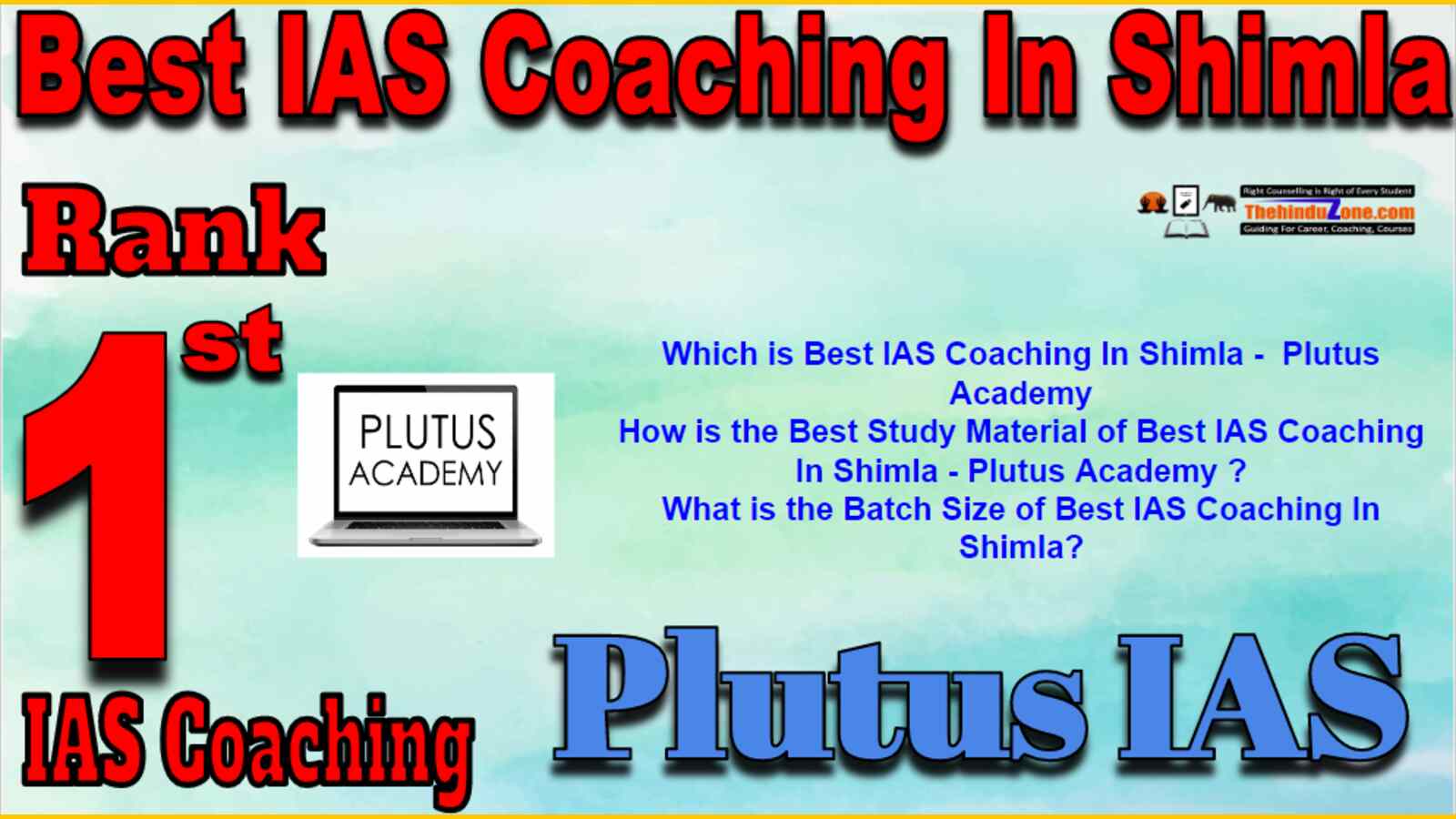 Rank 1 Best IAS Coaching In Shimla