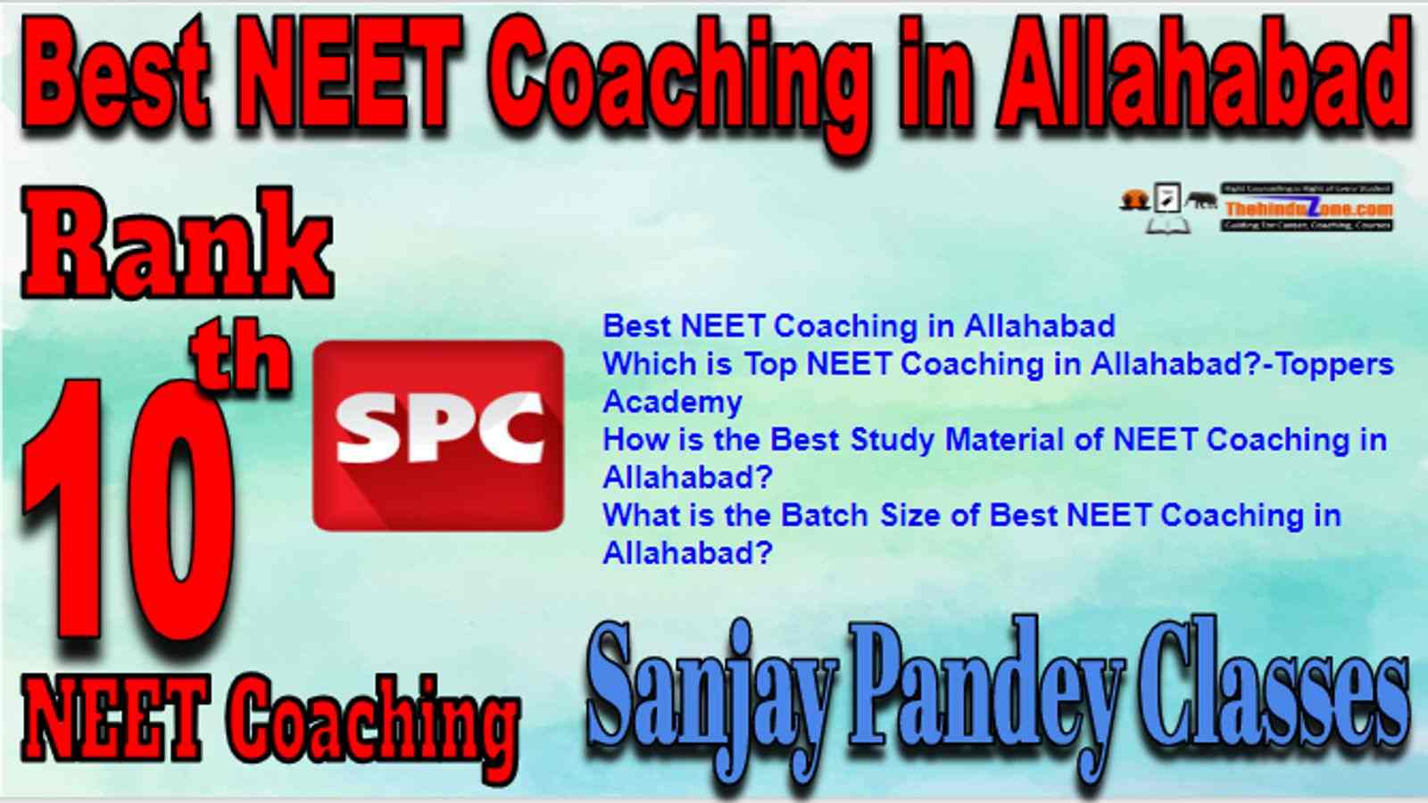 Rank 10 Best NEET Coaching in Allahabad
