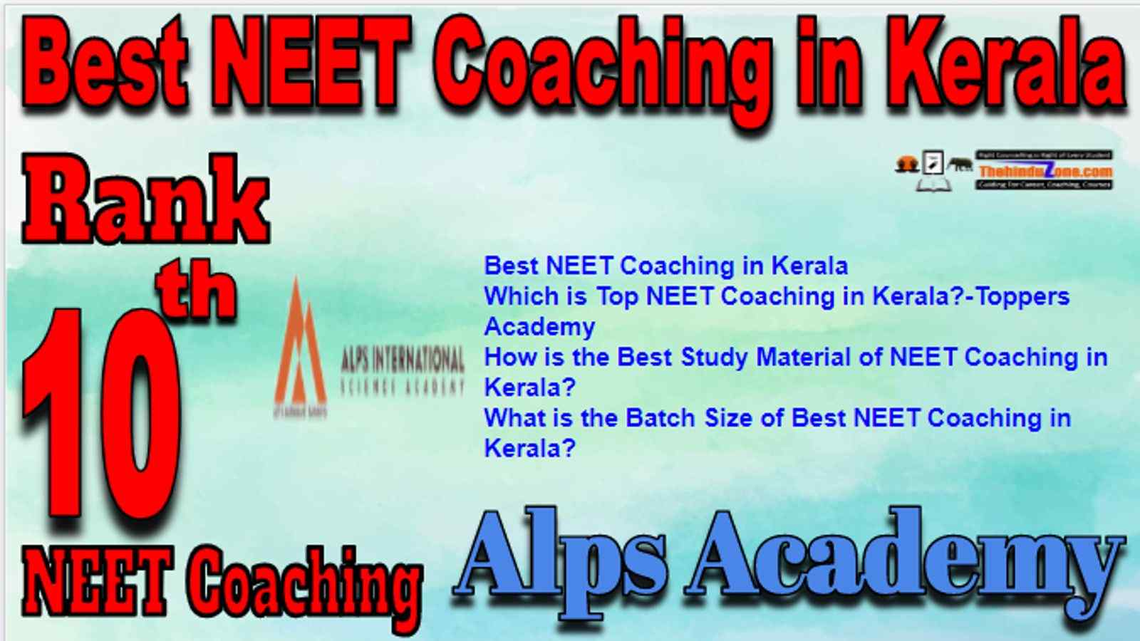 Rank 10 Best NEET Coaching in Kerala