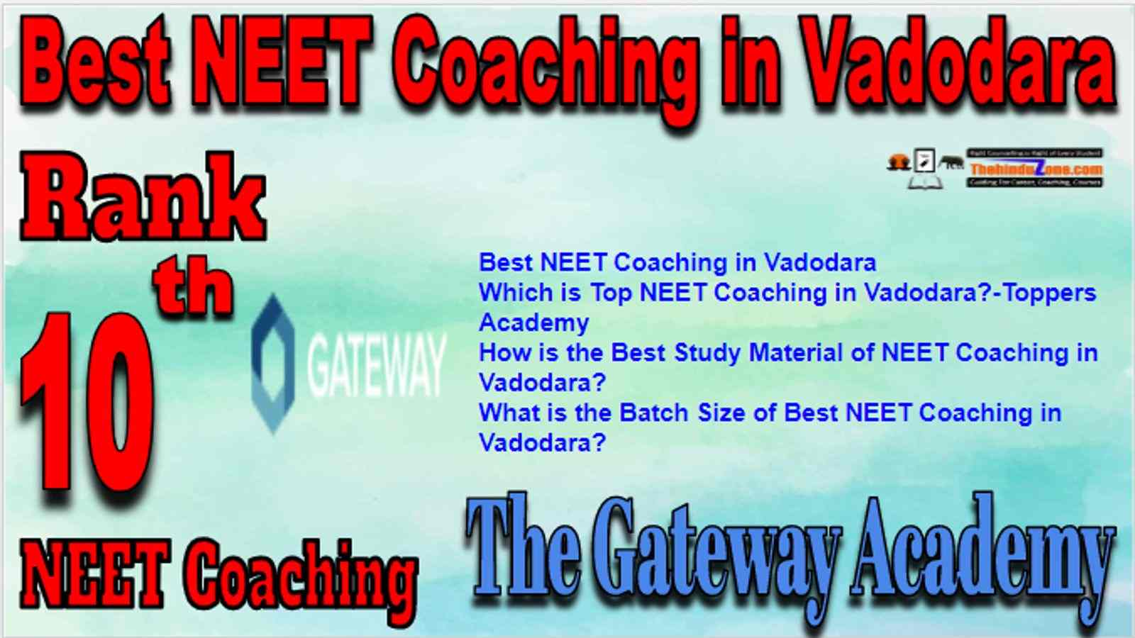 Rank 10 Best NEET Coaching in Vadodara