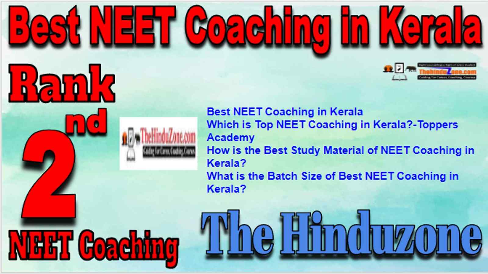 Rank 2 Best NEET Coaching in Kerala