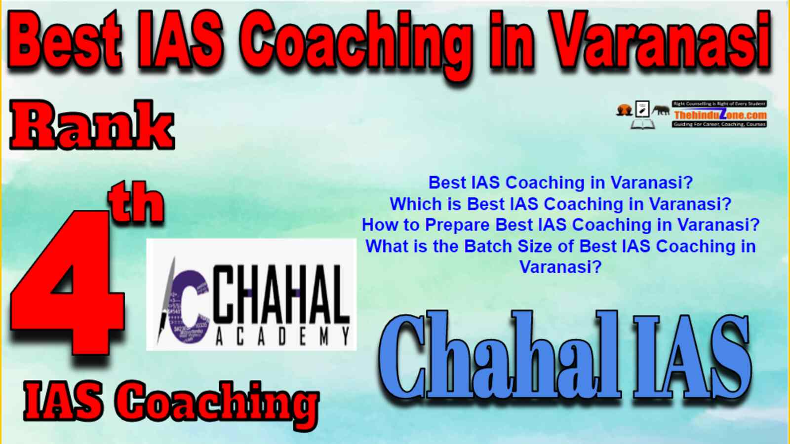 Rank 4 Best IAS Coaching in Varanasi