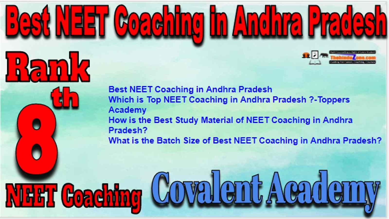 Rank 8 Best NEET Coaching in Andhra Pradesh