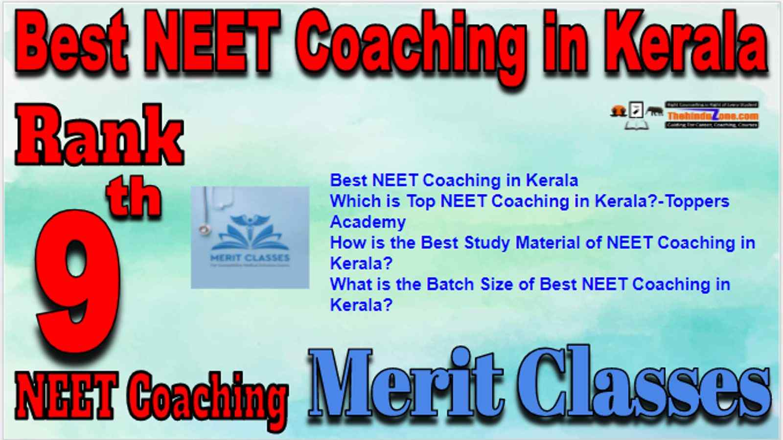Rank 9 Best NEET Coaching in Kerala
