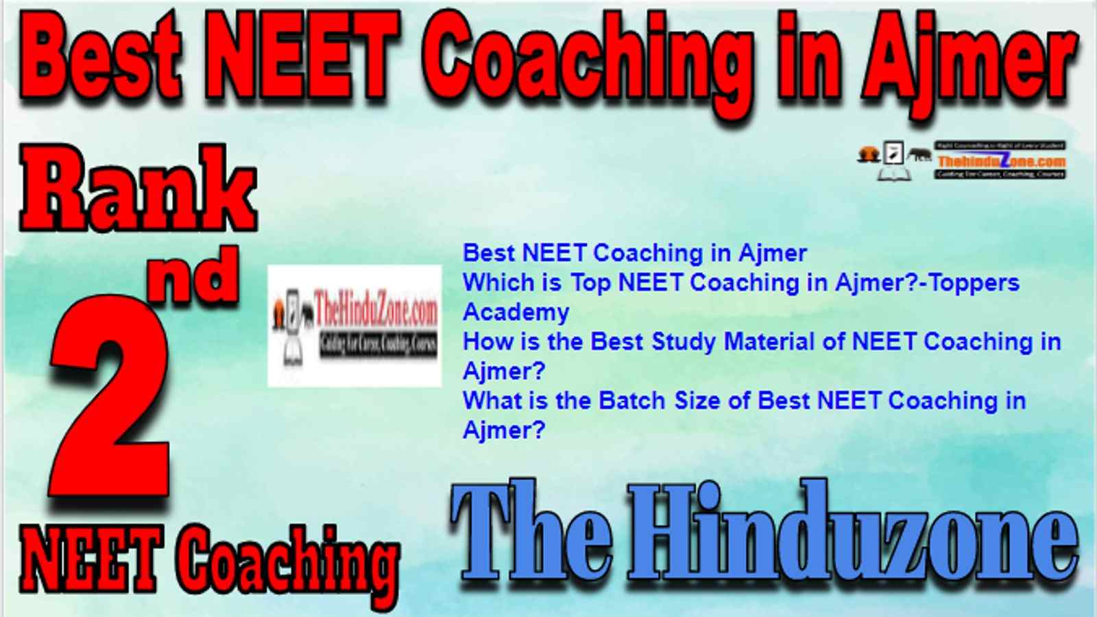Rank 2 Best NEET Coaching in Ajmer