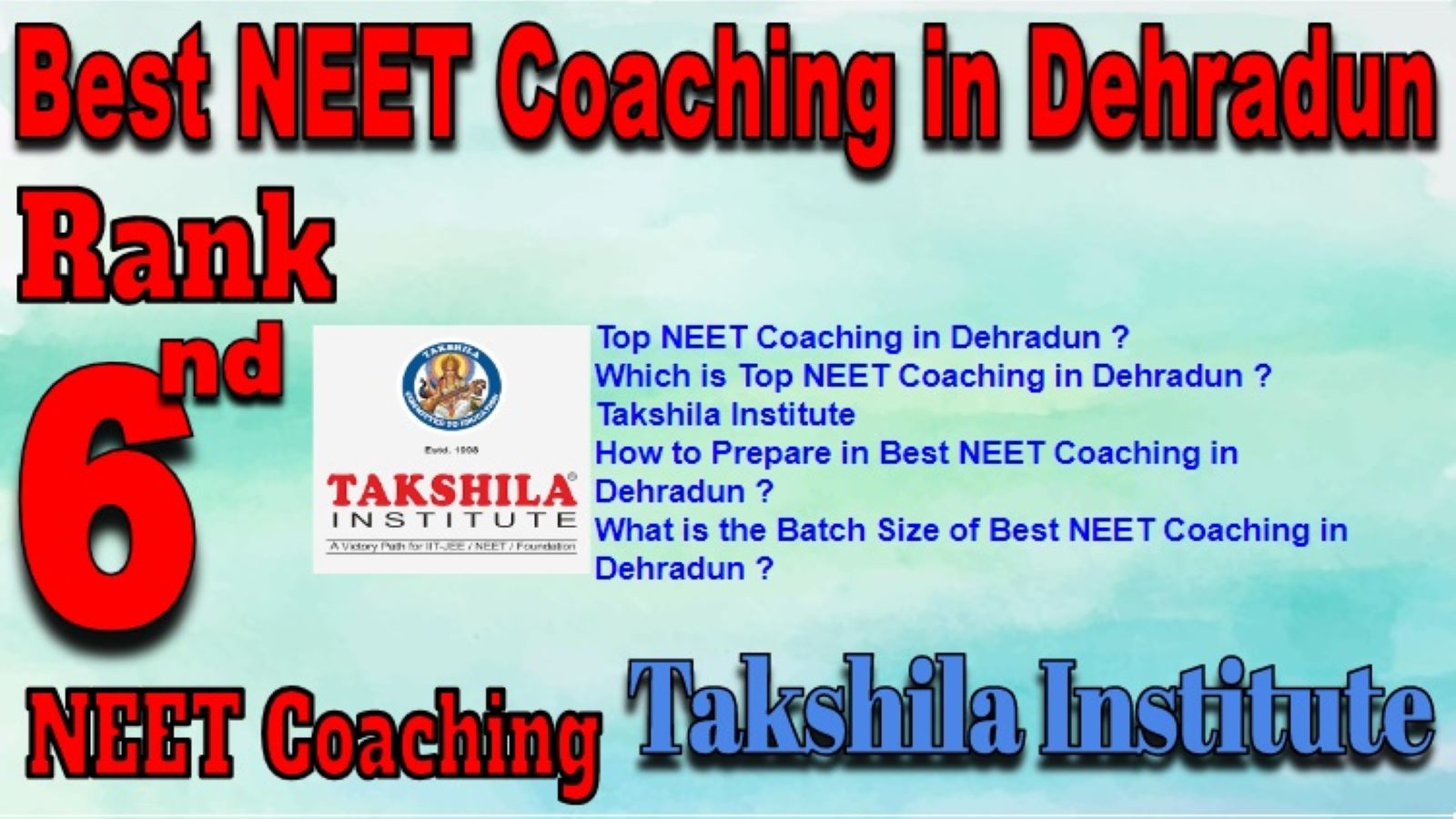 Best NEET Coaching Institutes in Dehradun