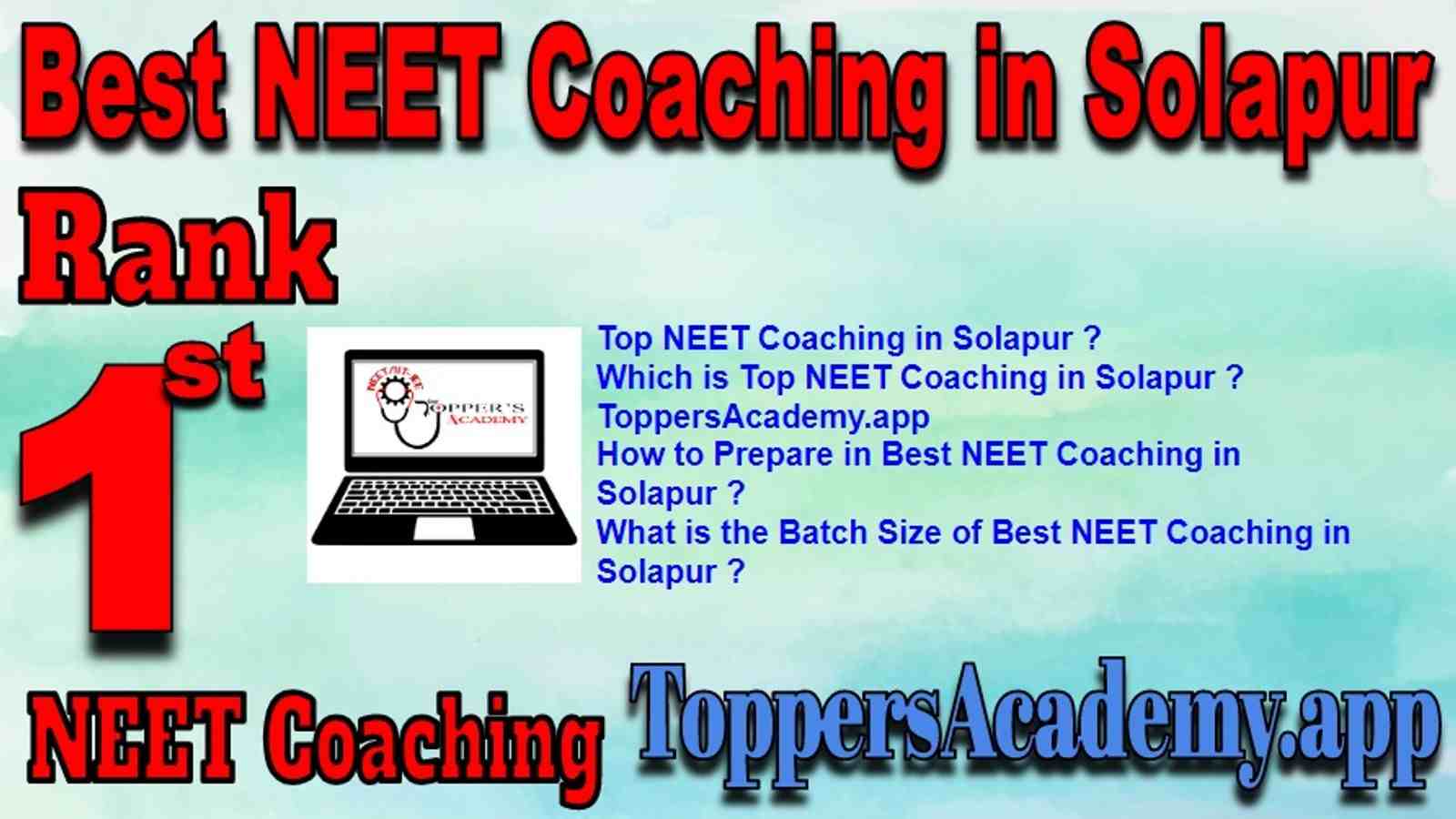 Best NEET Coaching in Solapur