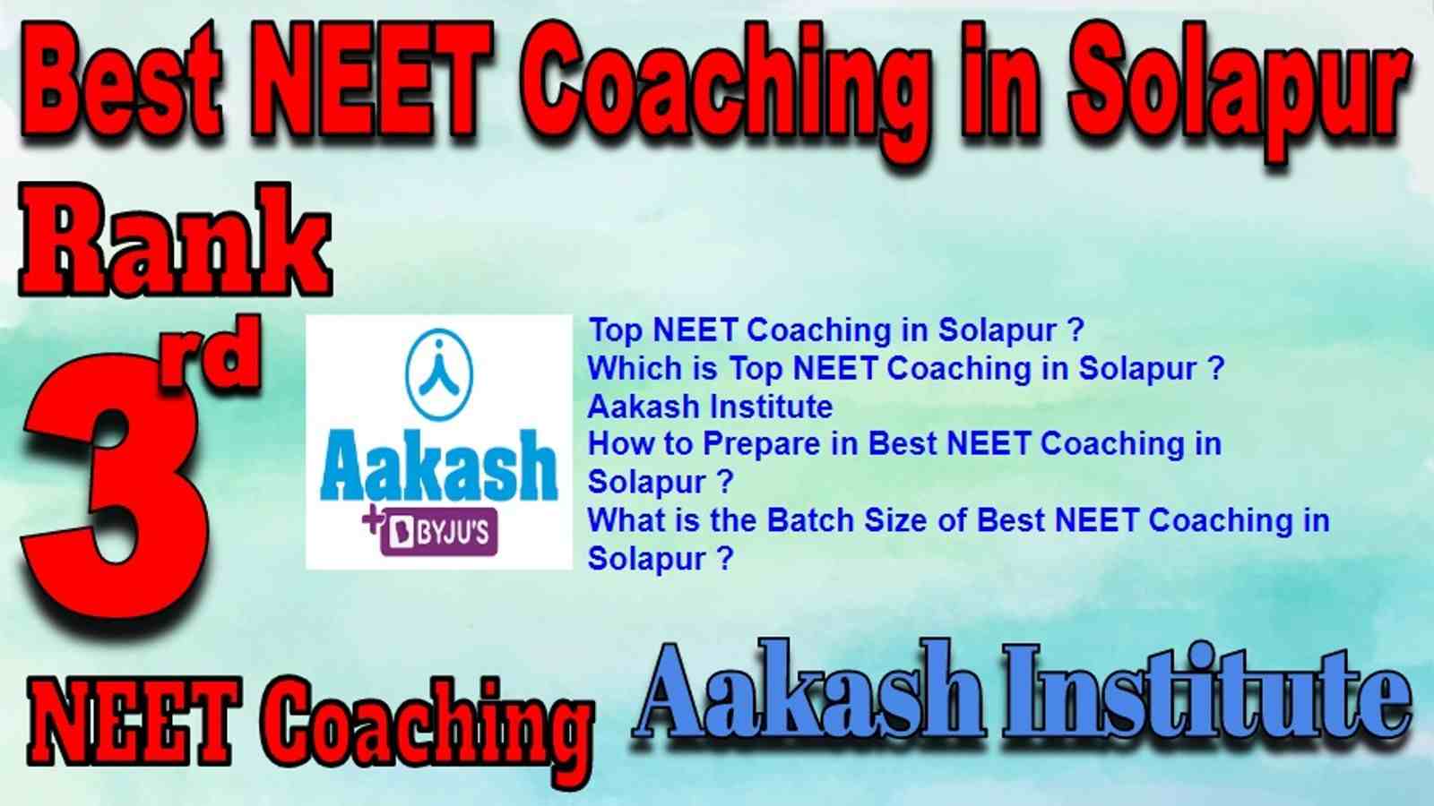 Best NEET Coaching in Solapur