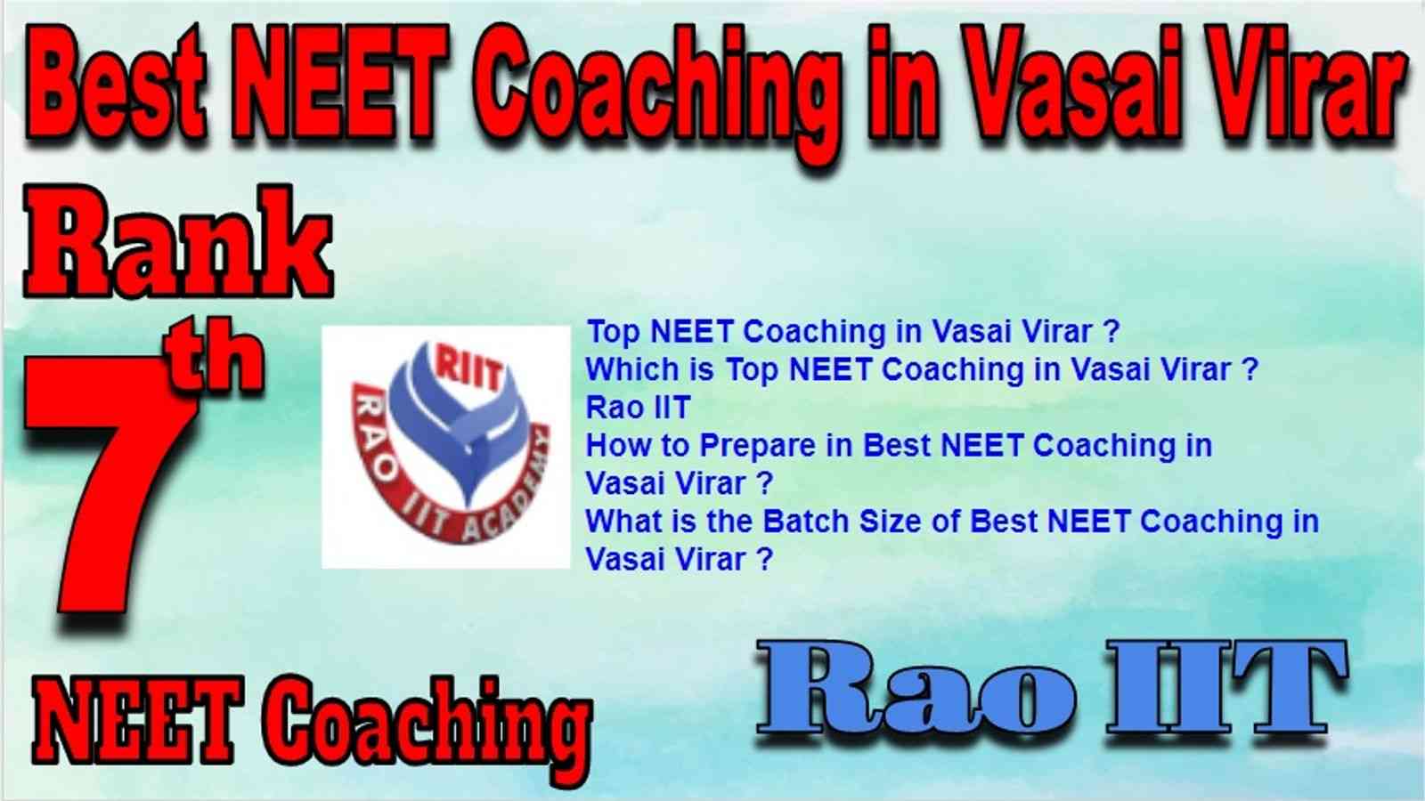 Best NEET Coaching in Vasai Virar