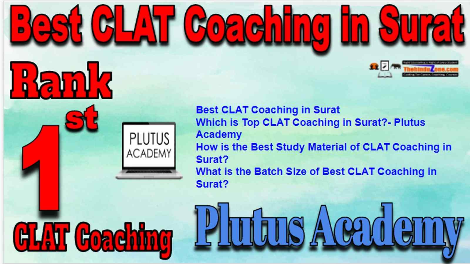 Rank 1 Best CLAT Coaching in Surat