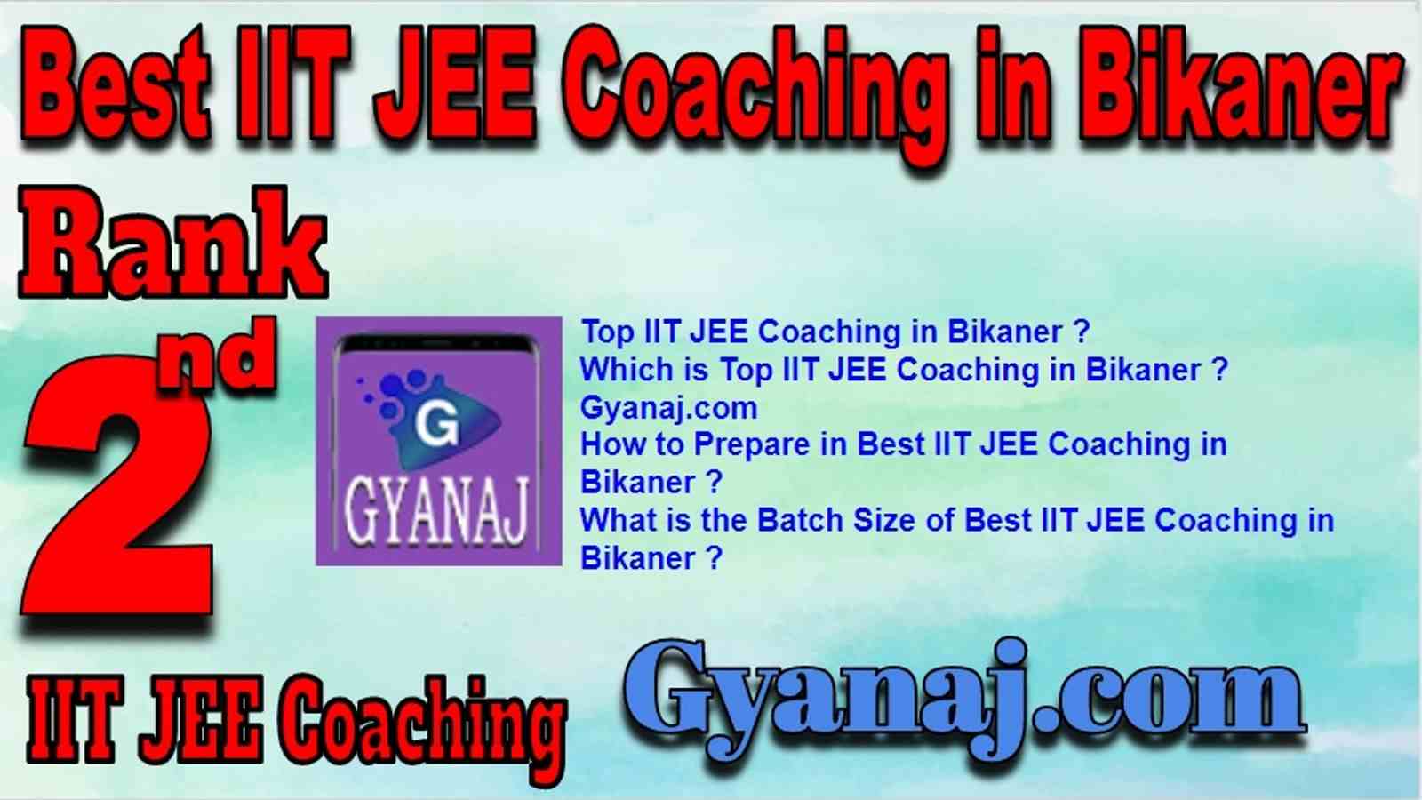 Best IIT JEE Coaching in Bikaner
