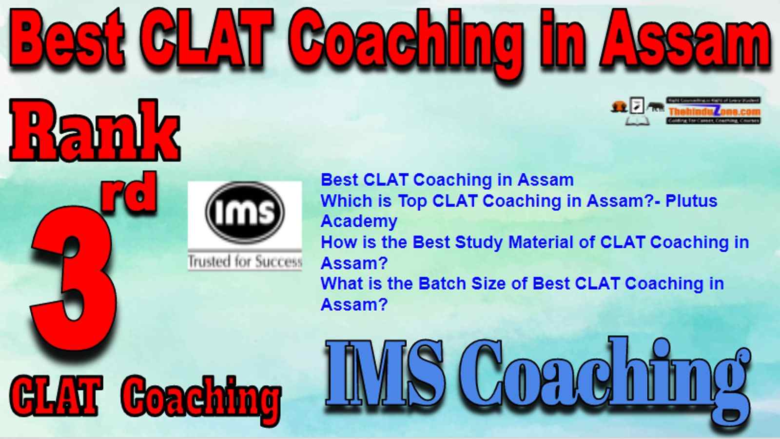 Rank 3 Best CLAT Coaching in Assam