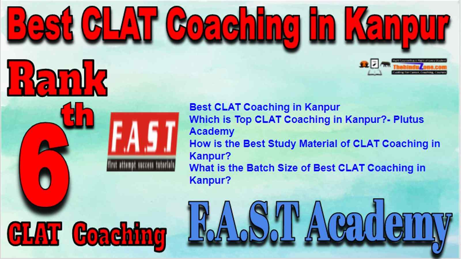 Rank 6 Best CLAT Coaching in Kanpur