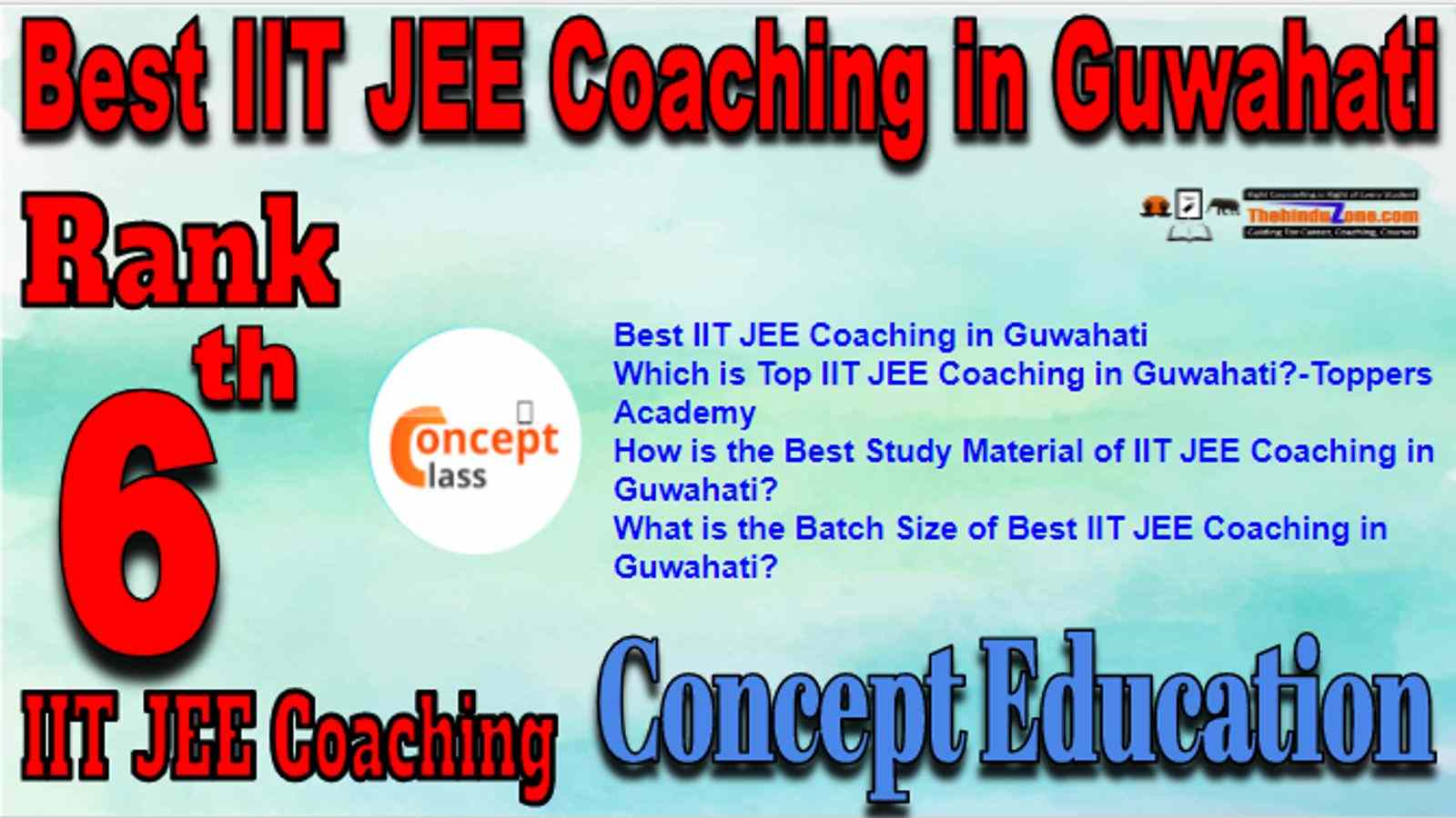 Rank 6 Best IIT JEE Coaching in Guwahati