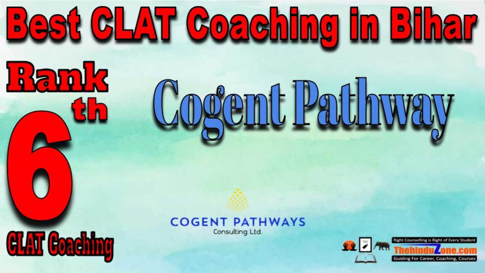Rank 6. Cogent Pathway Education Pvt. Ltd. CLAT Coaching In Bihar