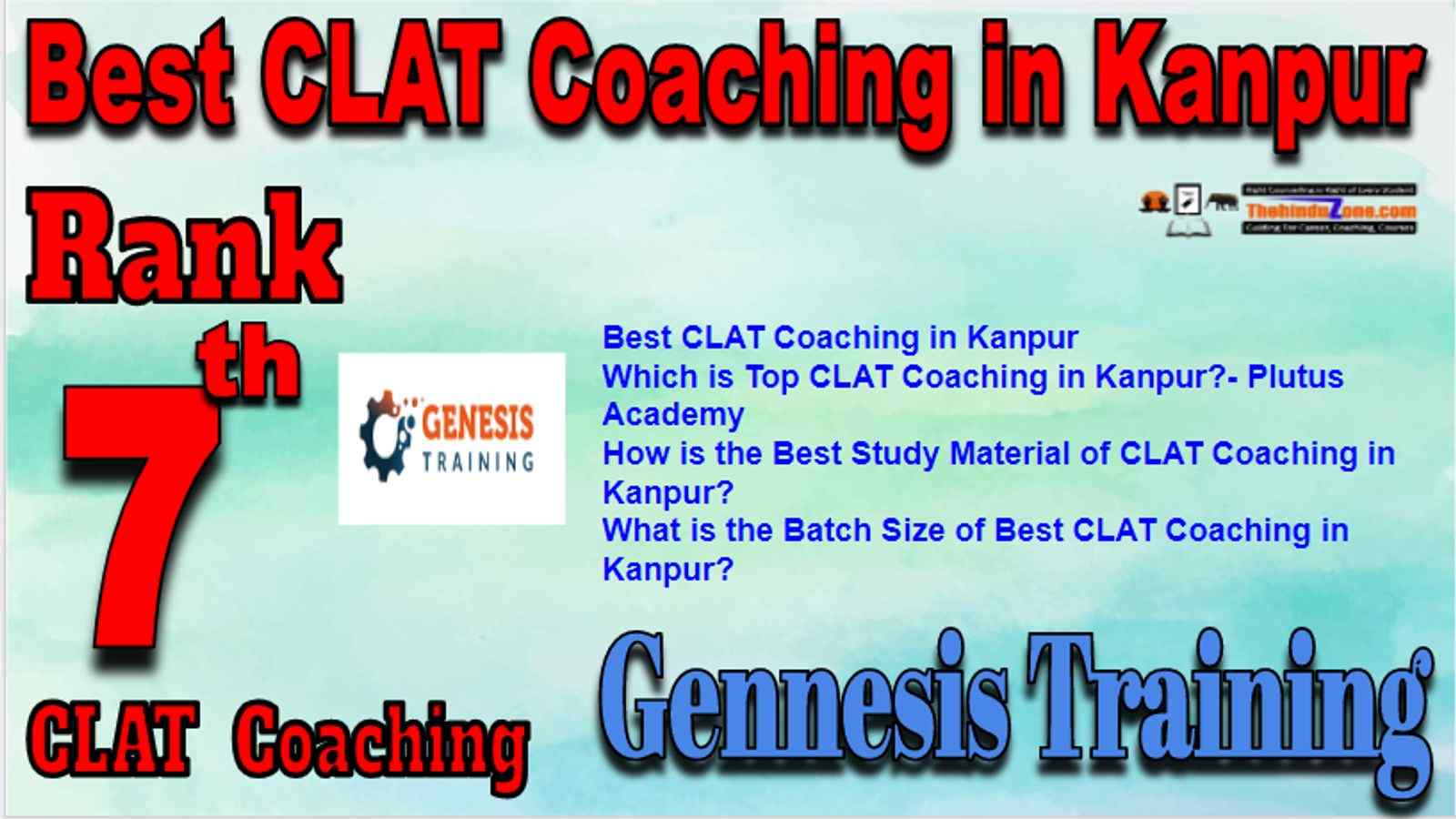 Rank 7 Best CLAT Coaching in Kanpur