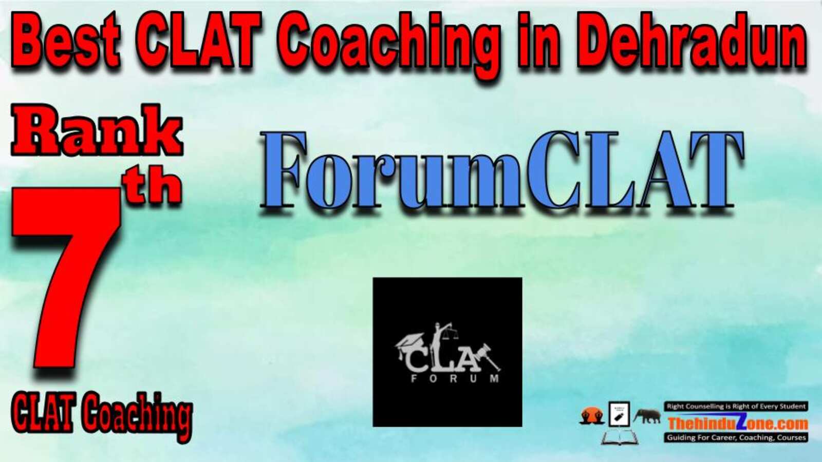 Rank 7 - Forum CLAT Academy - Best CLAT Coaching in Dehradun
