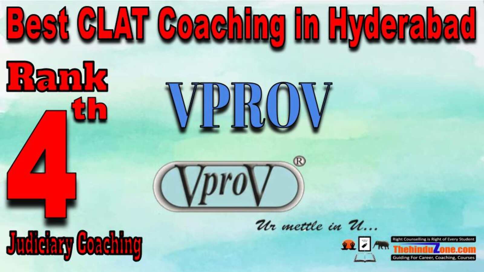 Rank No.4 - VPROV Top CLAT Services Coaching in Hyderabad
