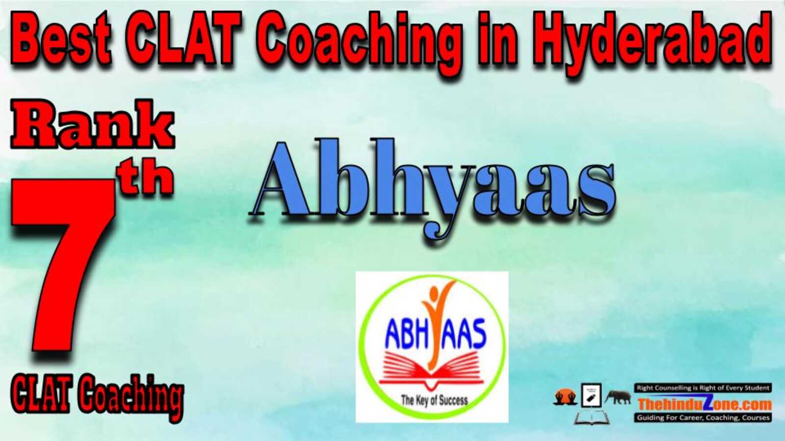 Rank No.7 - Abhyaas Top CLAT Services Coaching in Hyderabad