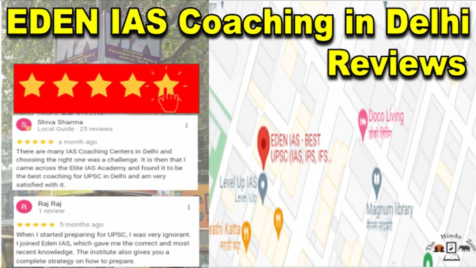 EDEN IAS Coaching in Delhi Reviews