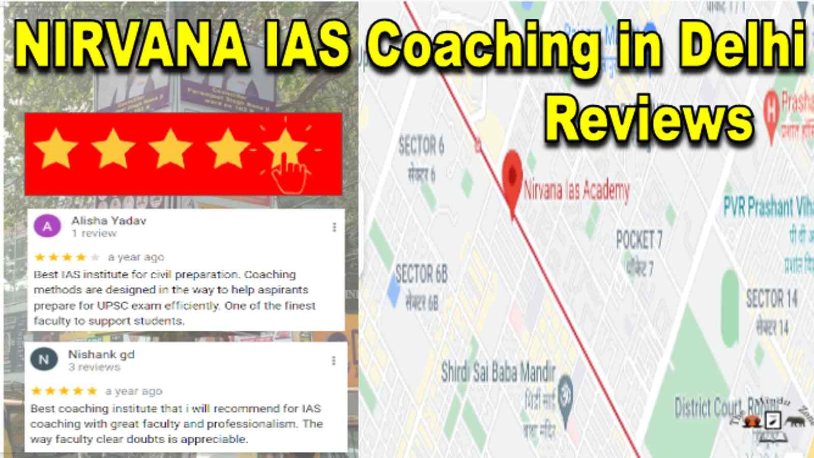 NIRVANA IAS Coaching in Delhi Reviews