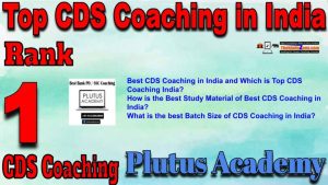 1st Top CDS Coaching in India