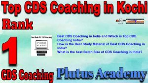 1st Top CDS Coaching in Kochi