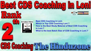 2nd Best CDS Coaching in Loni