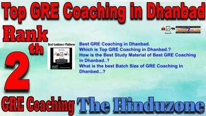 2nd Best GRE Coaching in Dhanbad