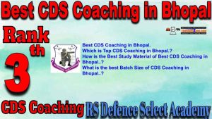 3rd Best CDS Coaching in Bhopal