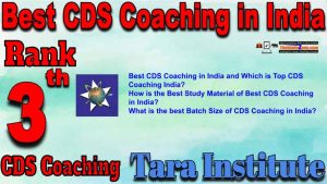 3rd Top CDS Coaching in India