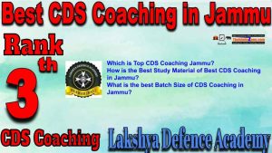 3rd Top CDS Coaching in Jammu