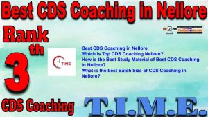 3rd Top CDS Coaching in Nellore