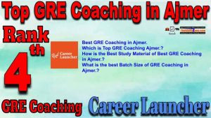 4th Best GRE Coaching in Ajmer