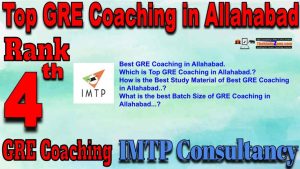 4th Best GRE Coaching in Allahabad