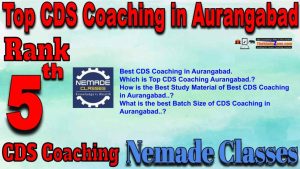 5th Best CDS Coaching in Aurangabad