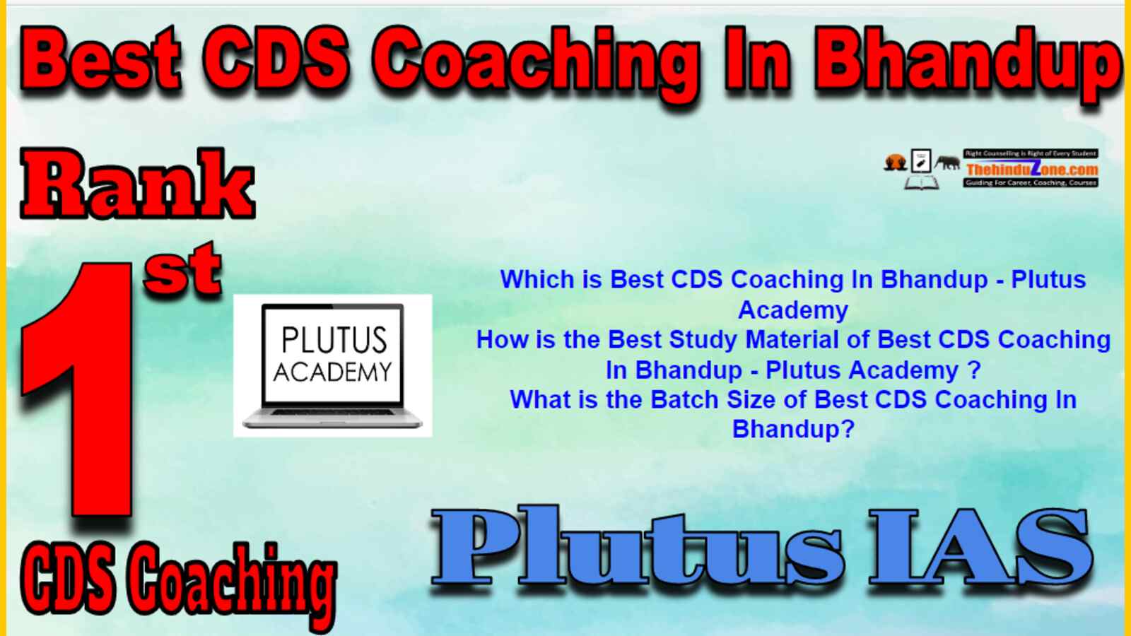 Rank 1 Best CDS Coaching In Bhandup