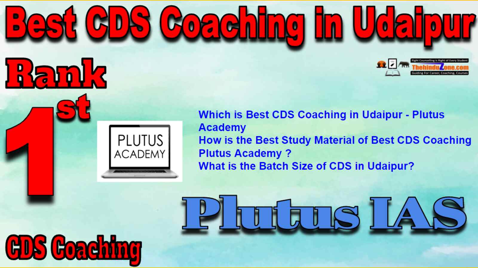 Rank 1 Best CDS Coaching In Udaipur