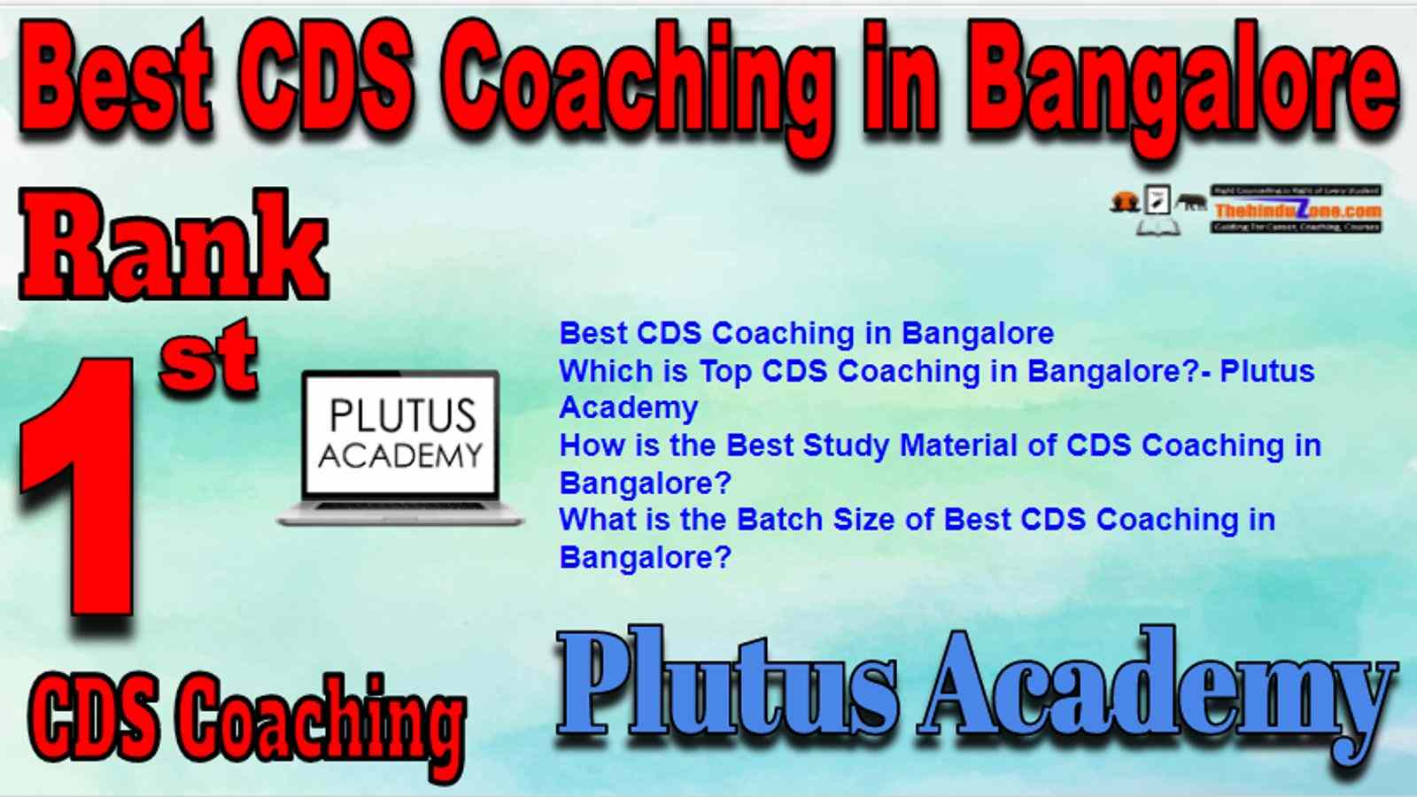 Rank 1 Best CDS Coaching in Bangalore