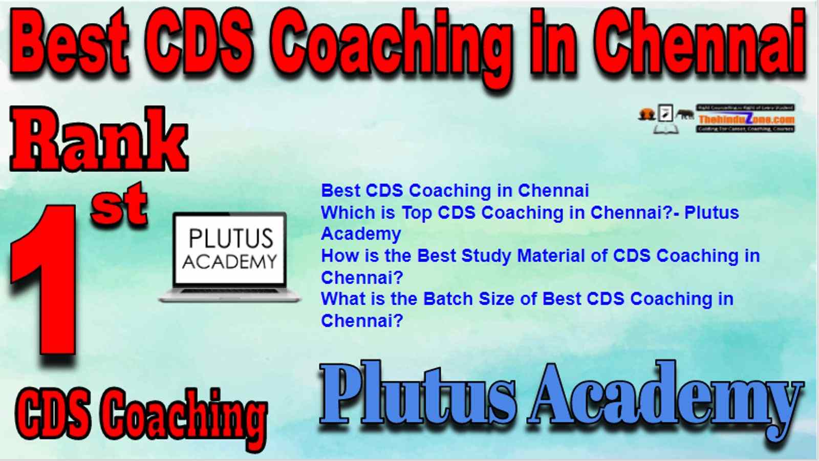 Rank 1 Best CDS Coaching in Chennai