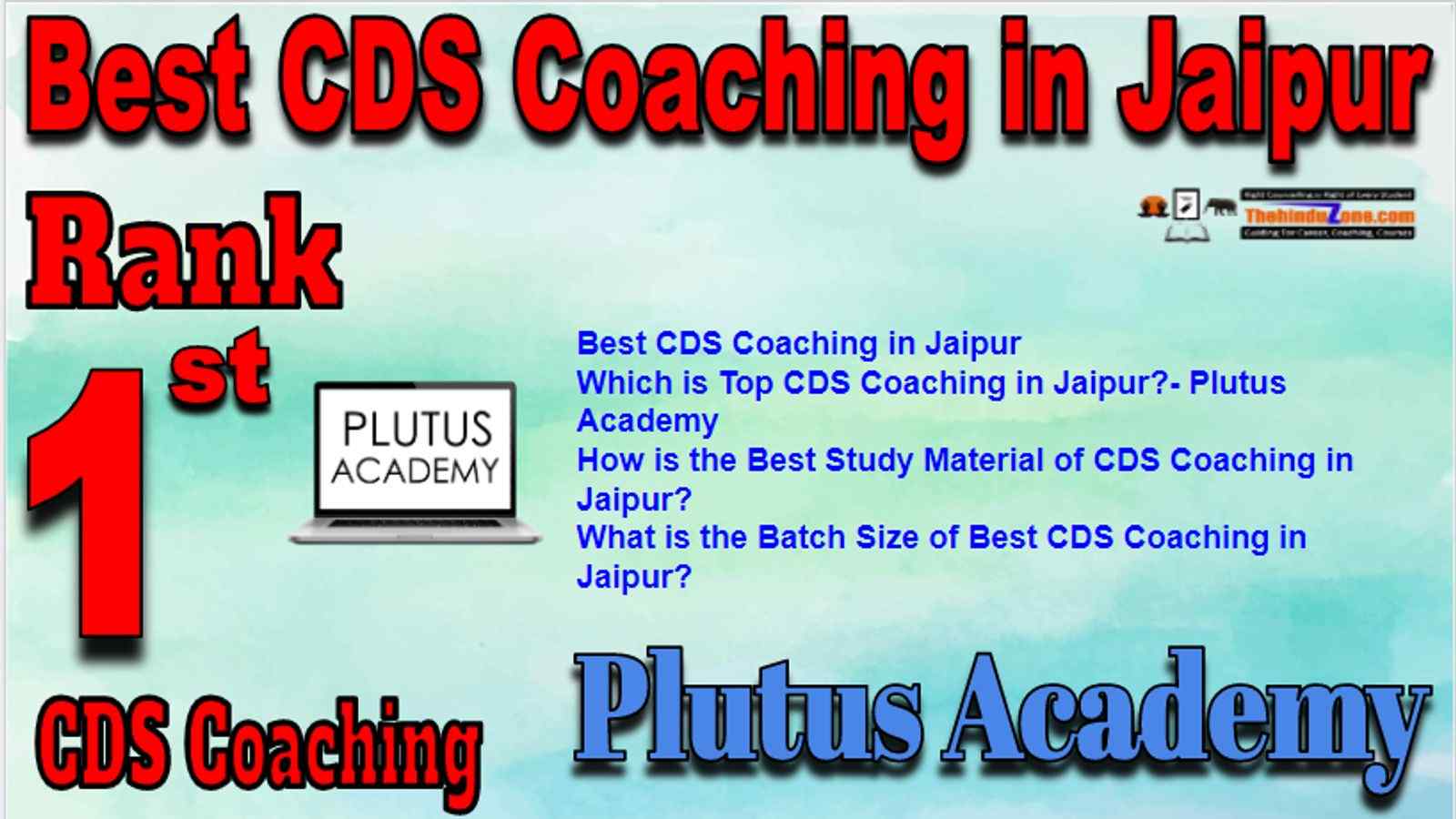 Rank 1 Best CDS Coaching in Jaipur