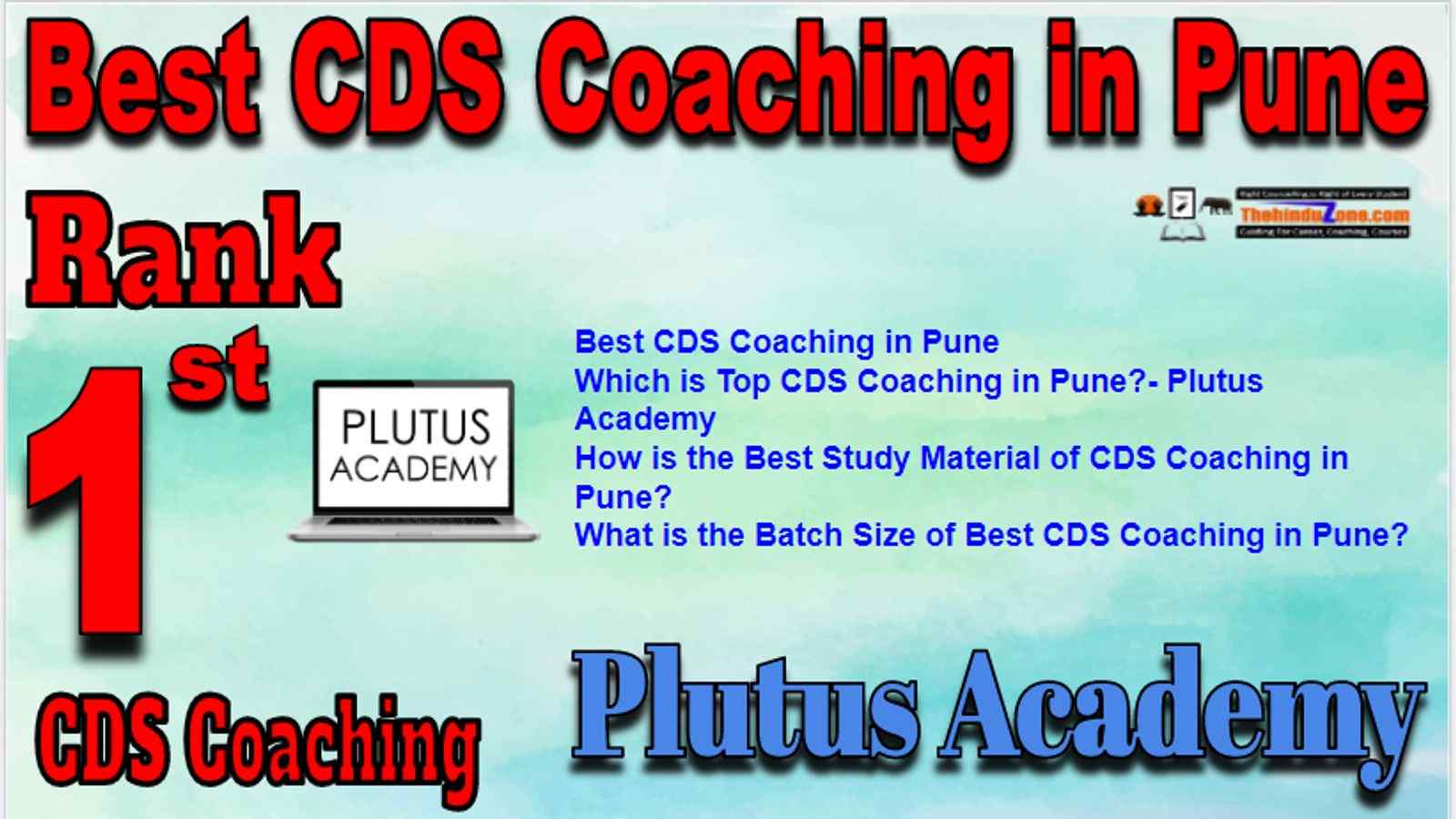 Rank 1 Best CDS Coaching in Pune