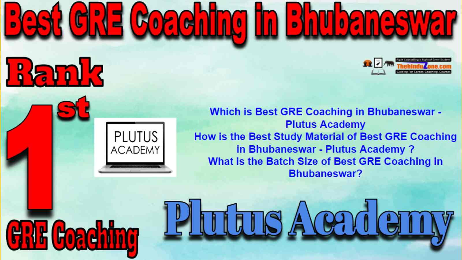 Rank 1 Best GRE Coaching in Bhubaneswar