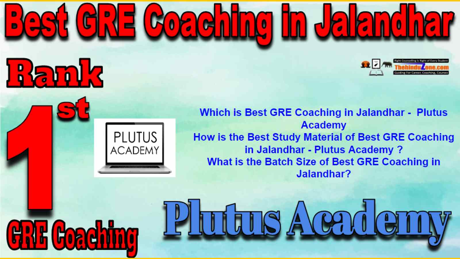 Rank 1 Best GRE Coaching in Jalandhar