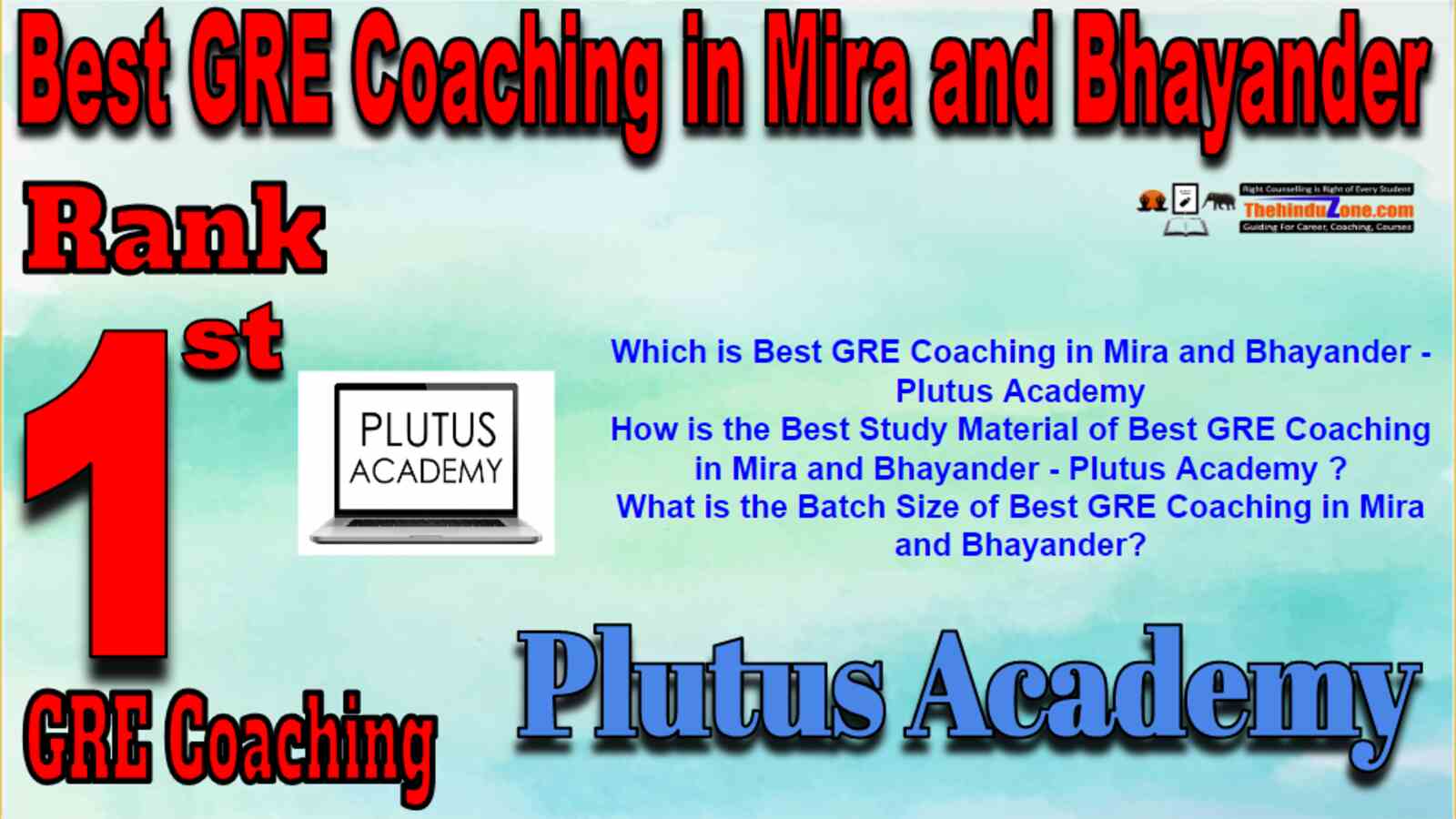 Rank 1 Best GRE Coaching in Mira and Bhayander
