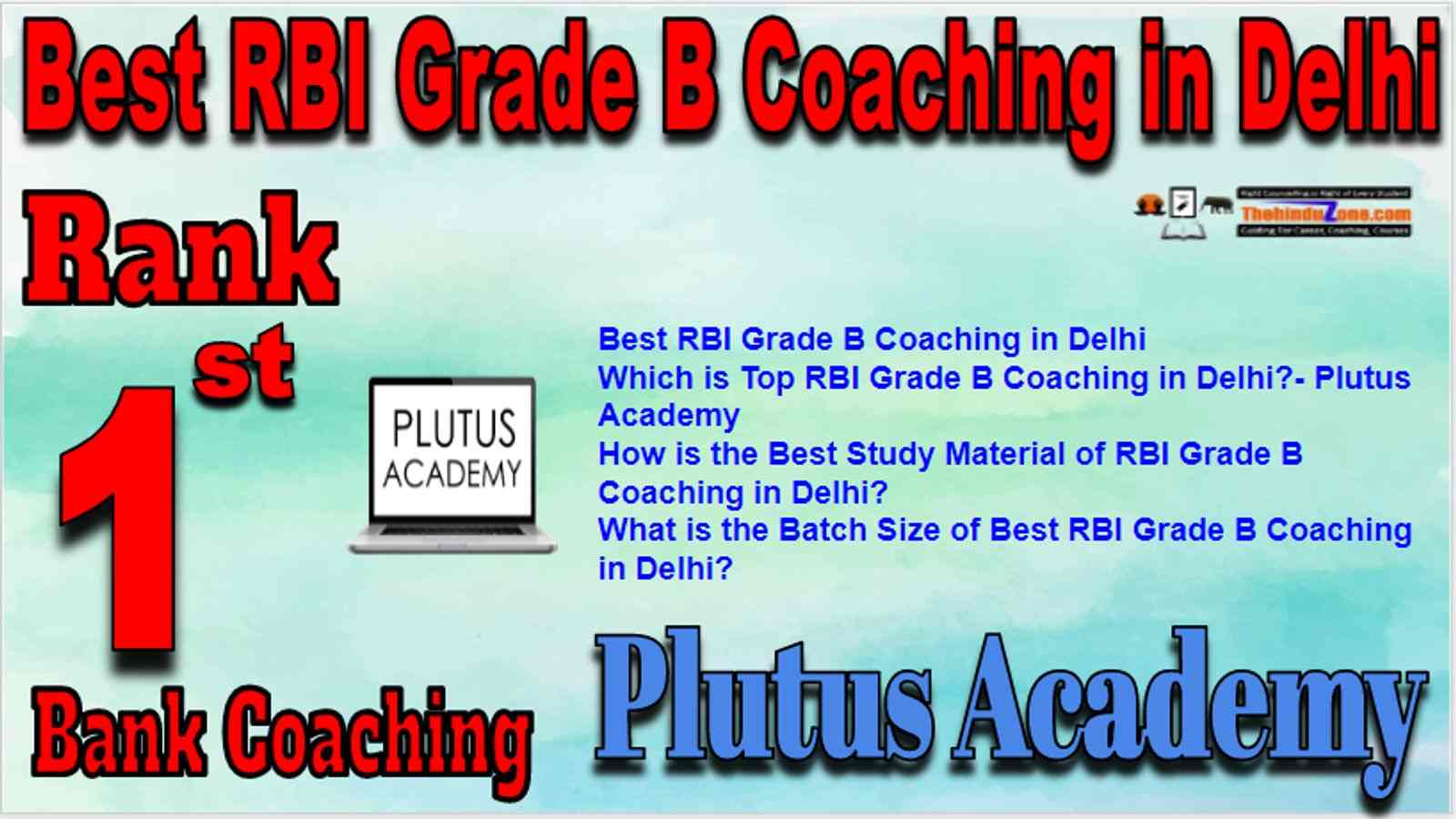 Rank 1 Best RBI Grade B Coaching in Delhi