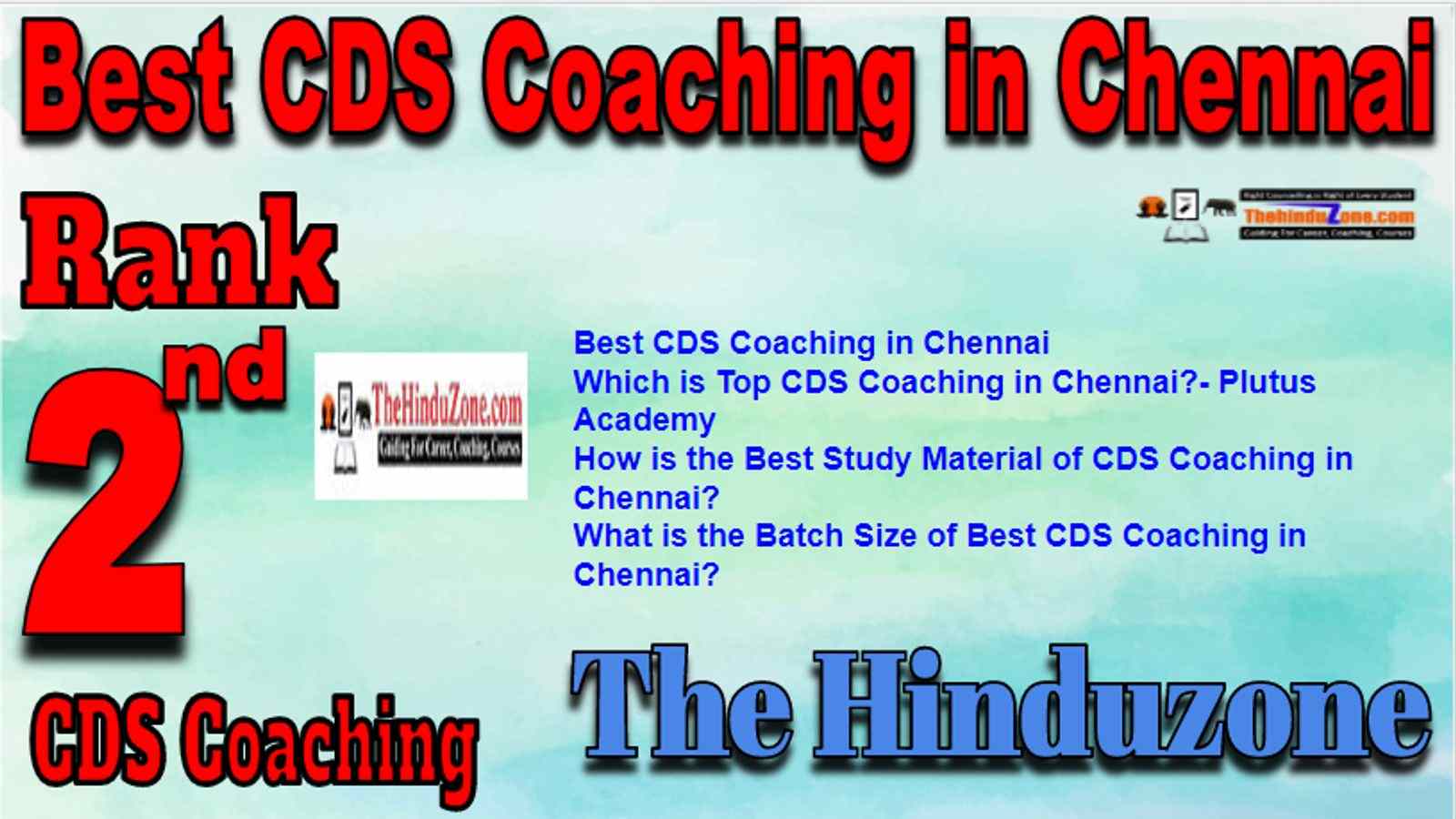 Rank 2 Best CDS Coaching in Chennai