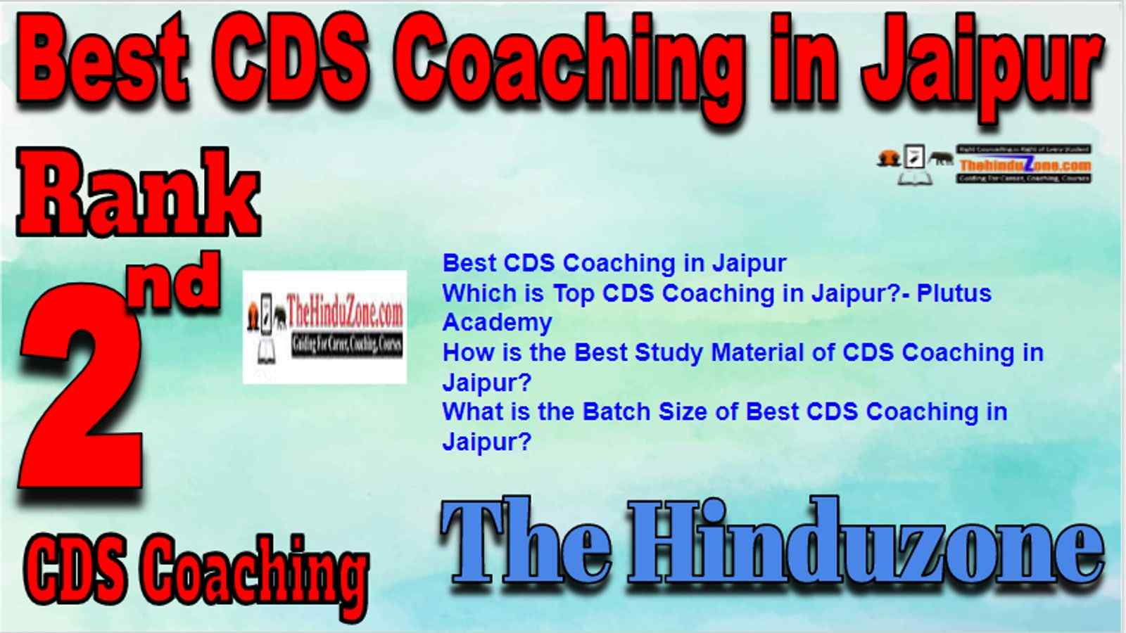 Rank 2 Best CDS Coaching in Jaipur