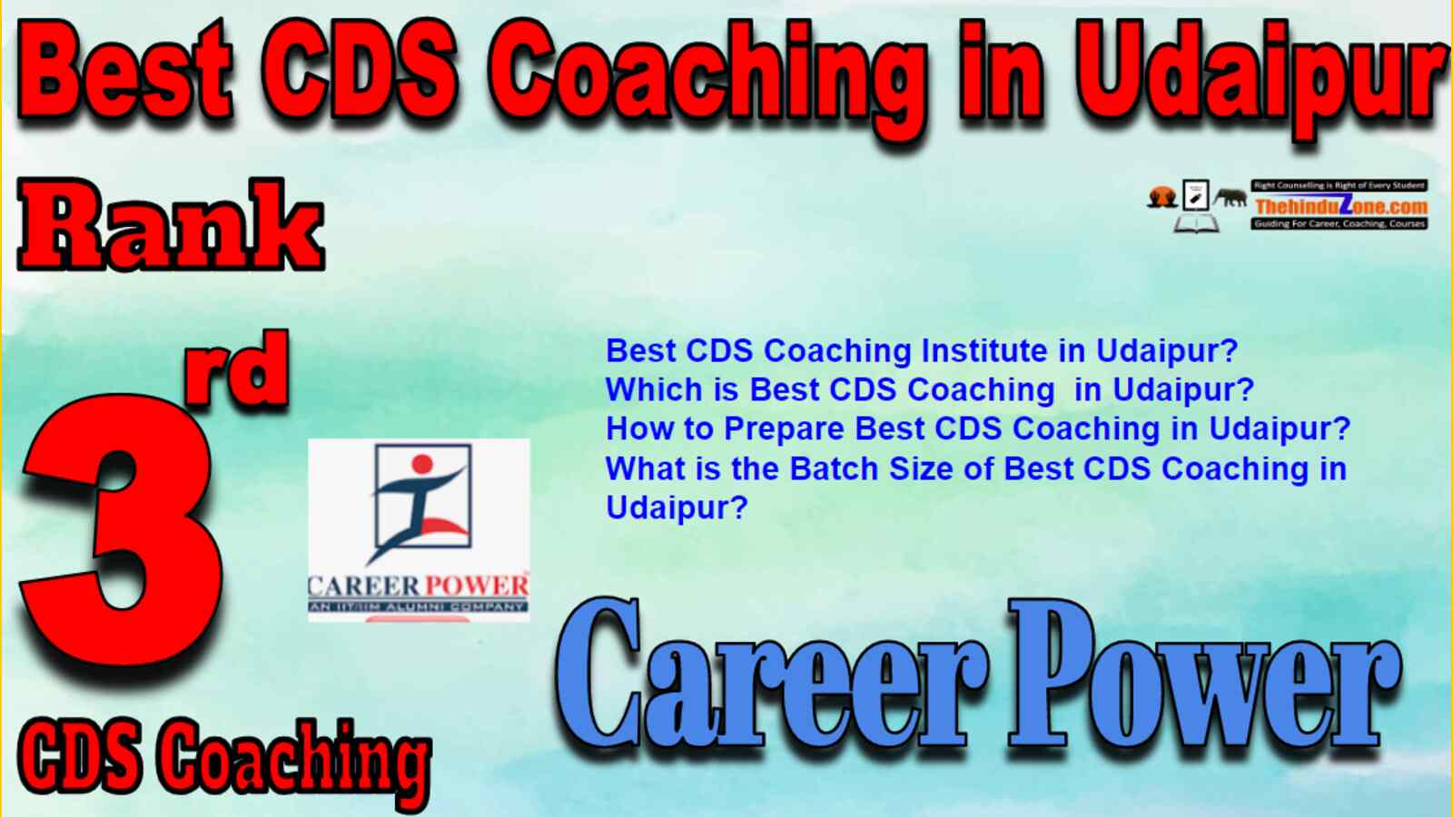 Rank 3 Best CDS Coaching In Udaipur