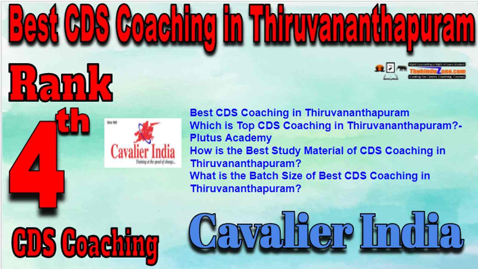 Rank 4 Best CDS Coaching in Thiruvanthapuram